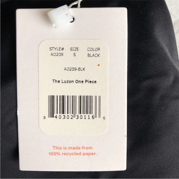 Andie The Luzon One Piece Swimsuit Black Size Small - Picture 6 of 11